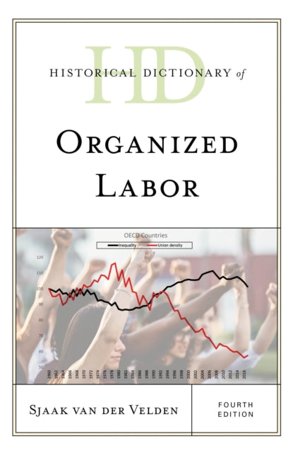 Book cover of: Historical Dictionary of Organized Labor. By: Sjaak van der Velden