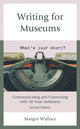 Book cover of: Writing for Museums. By: Margot Wallace