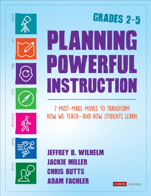 Book cover of: Planning Powerful Instruction, Grades 2-5. By: Jeffrey D. Wilhelm