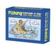 Book cover of: Fishing Cartoon-A-Day by Jonny Hawkins 2024 6.2 X 5.4 Box Calendar