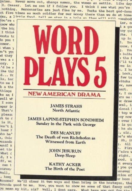 Book cover of: Wordplays Five. By: Publications PAJ