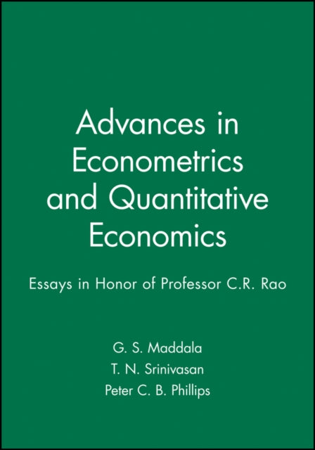 Book cover of: Advances in Econometrics and Quantitative Economics. By: Morris H. DeGroot