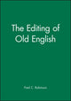 Book cover of: Editing of Old English