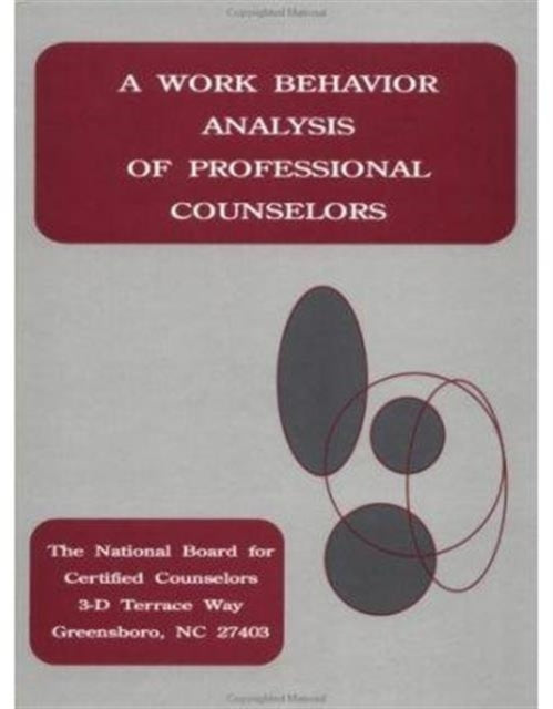 Book cover of: Work Behavior Analysis Of Professional Counselors
