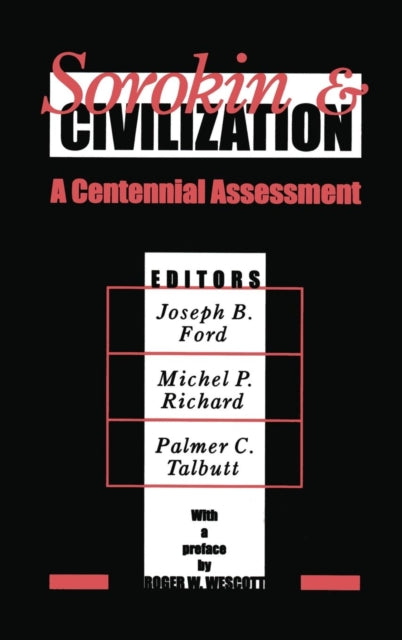 Book cover of: Sorokin and Civilization