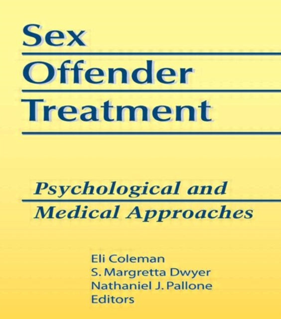 Book cover of: Sex Offender Treatment. By: S. Margretta Dwyer