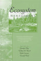 Book cover of: Ecosystem Management. By: William Burch