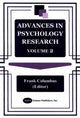 Book cover of: Advances in Psychology Research. By: Frank Columbus