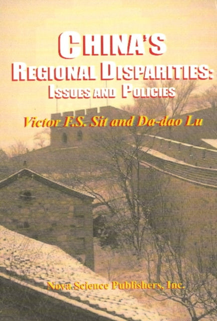 Book cover of: China's Regional Disparities