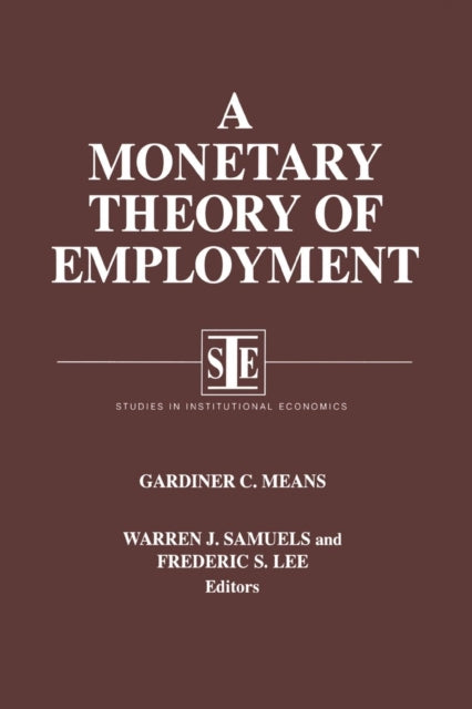 Book cover of: Monetary Theory of Employment