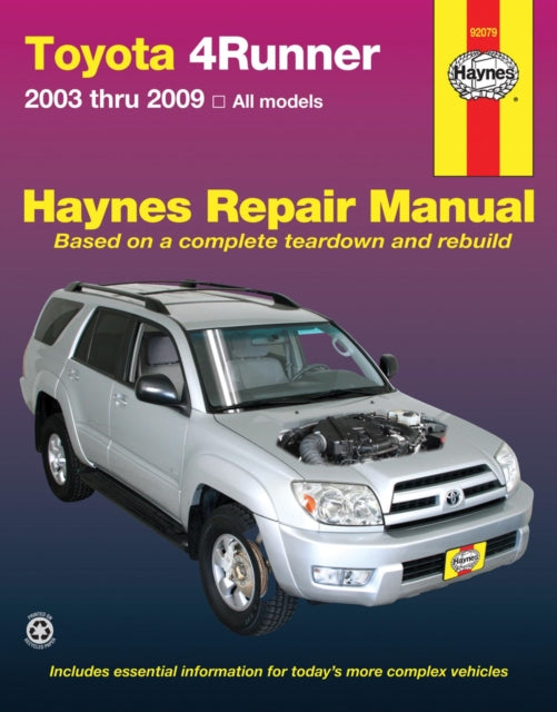 Toyota 4Runner 2003 To 2009, All models 9781563927584 John Haynes