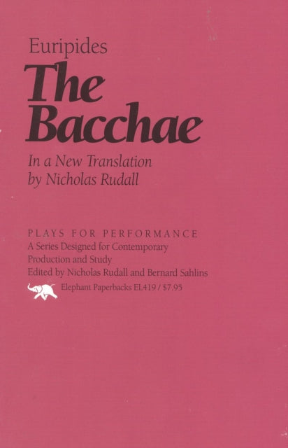 Book cover of: Bacchae