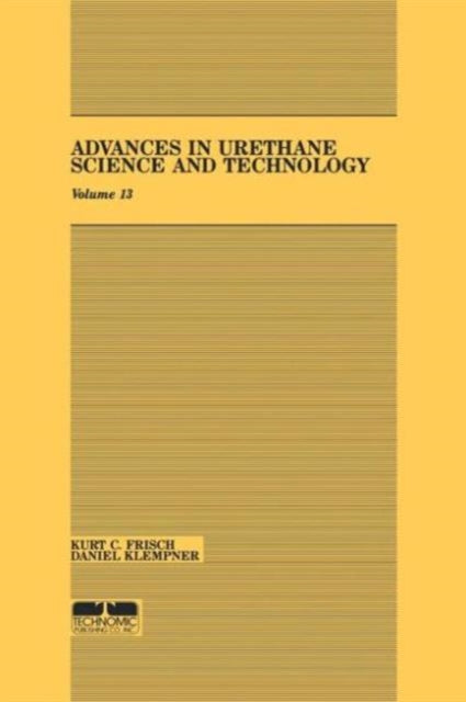 Book cover of: Advances in Urethane. By: Kurt C. Frisch