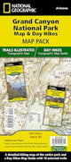 Book cover of: Grand Canyon Day Hikes and National Park [Map Pack Bundle]