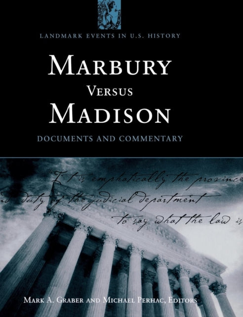 Book cover of: Marbury versus Madison