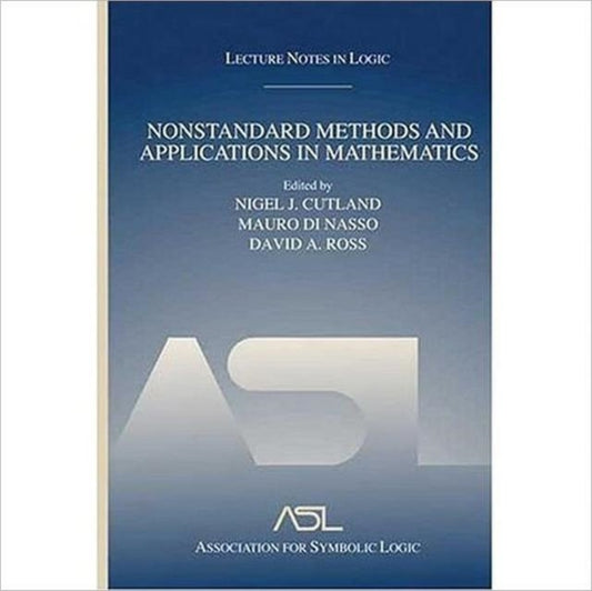 Book cover of: Nonstandard Methods and Applications in Mathematics