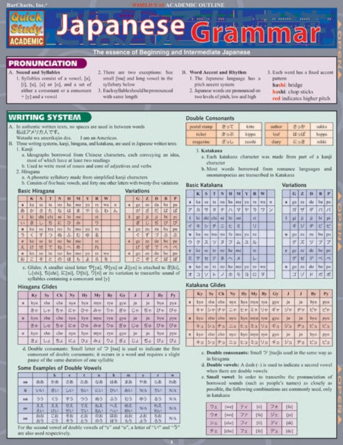 Book cover of: Japanese Grammar