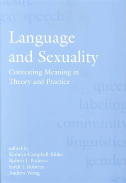 Book cover of: Language and Sexuality