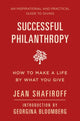 Book cover of: Successful Philanthropy. By: Jean Shafiroff