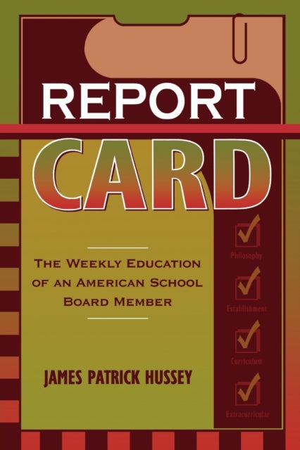 Book cover of: Report Card. By: James Patrick Hussey