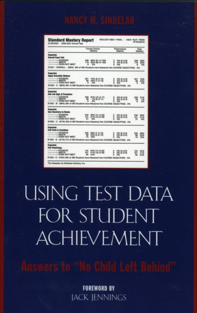 Book cover of: Using Test Data for Student Achievement