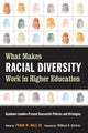 Book cover of: What Makes Racial Diversity Work in Higher Education