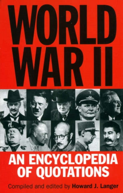 Book cover of: World War II. By: Howard J Langer
