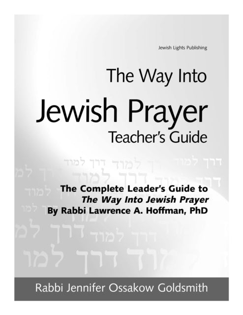 Book cover of: Way Into Jewish Prayer Teacher's Guide