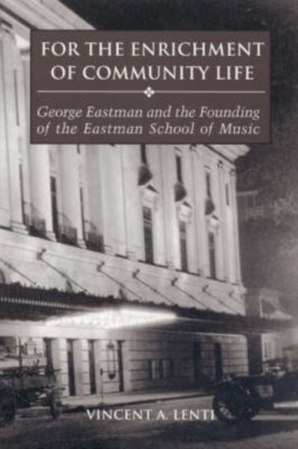 Book cover of: For the Enrichment of Community Life. By: Vincent A. Lenti