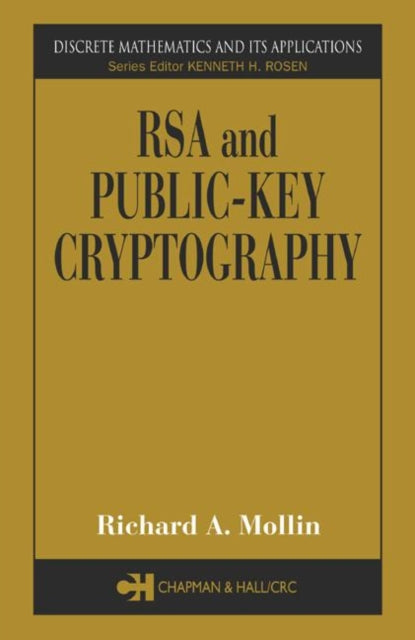 Book cover of: RSA and Public-Key Cryptography. By: Richard A. Mollin