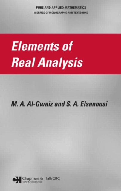 Book cover of: Elements of Real Analysis. By: M.A. Al-Gwaiz
