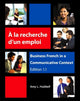 Book cover of: la recherche d'un emploi. By: Amy L. Hubbell