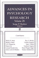 Book cover of: Advances in Psychology Research. By: Serge P. Shohov