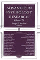 Book cover of: Advances in Psychology Research. By: Serge P. Shohov