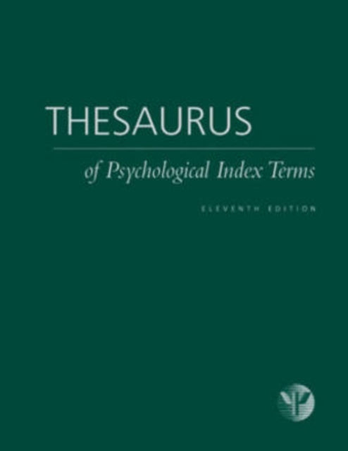 Book cover of: Thesaurus of Psychological Index Terms®