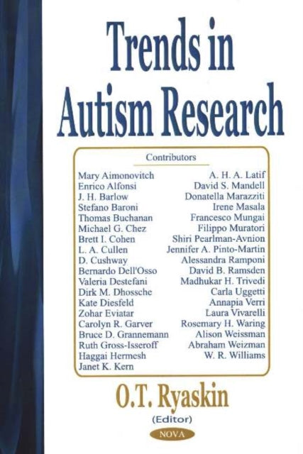 Book cover of: Trends in Autism Research. By: O. T. Ryaskin