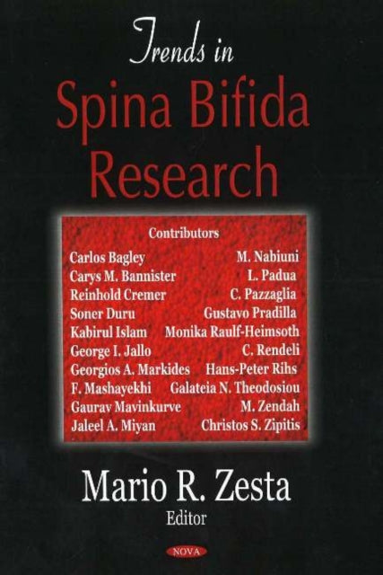 Book cover of: Trends in Spina Bifida Research