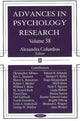Book cover of: Advances in Psychology Research. By: Alexandra Columbus