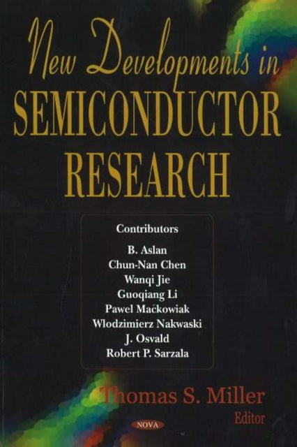 Book cover of: New Developments in Semiconductor Research