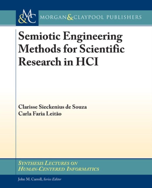 Book cover of: Semiotic Engineering Methods for Scientific Research in HCI