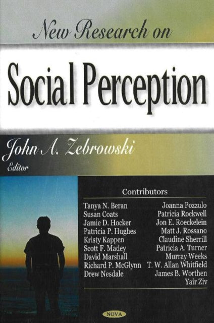 Book cover of: New Research on Social Perception. By: John A. Zebrowski