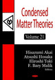 Book cover of: Condensed Matter Theories. By: Hisazumi Akai