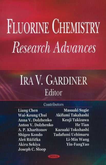 Book cover of: Fluorine Chemistry Research Advances