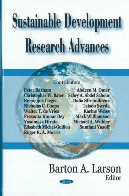 Book cover of: Sustainable Development Research Advances. By: Barton A. Larson