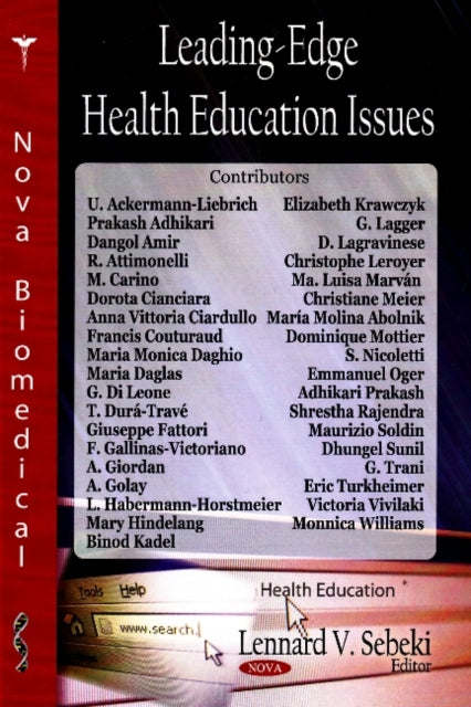 Book cover of: Leading-Edge Health Education Issues