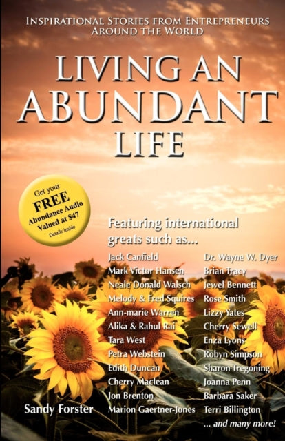 Book cover of: Living an Abundant Life. By: Sandy Forster