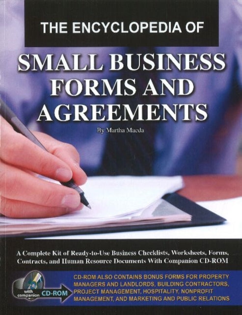 Book cover of: Encyclopedia of Small Business Forms & Agreements. By: Martha Maeda
