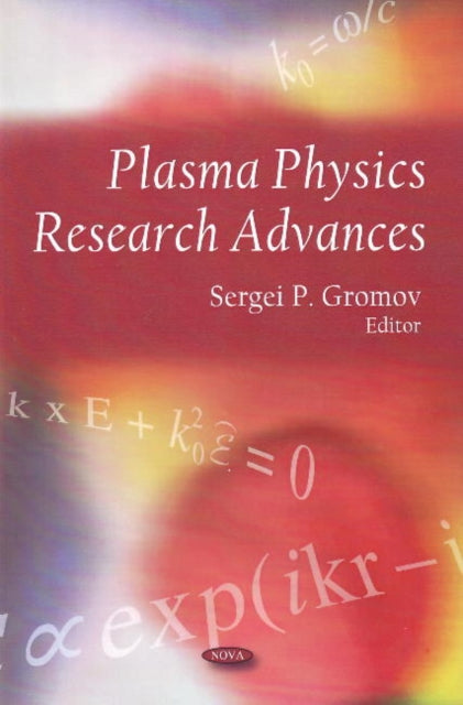 Book cover of: Plasma Physics Research Advances