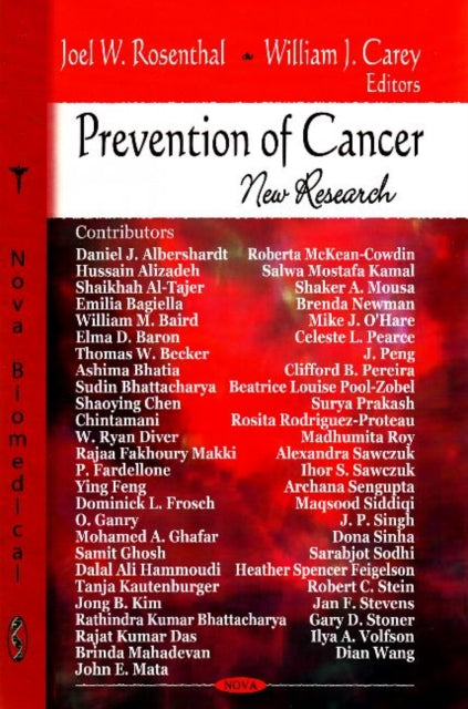Book cover of: Prevention of Cancer