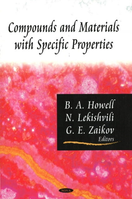 Book cover of: Compounds & Materials with Specific Properties
